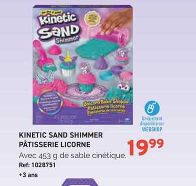 kinetic sand shimmer pâtisserie licorne