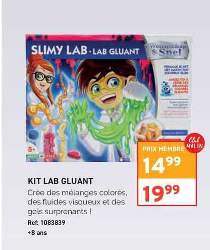 kit lab gluant