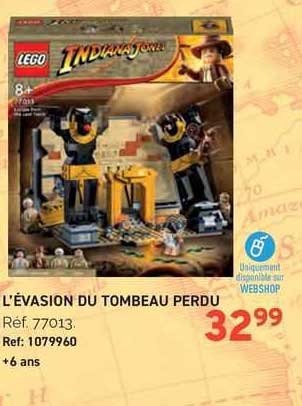l'évasion du tombeau perdu lego indiana jones