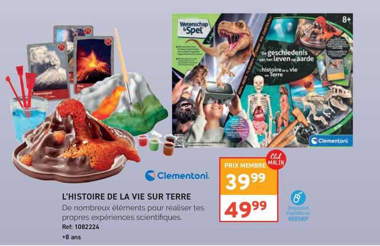 l'histoire de la vie sur terre clementoni