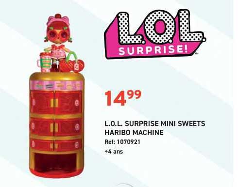 l.o.l. surprise mini sweets haribo machine
