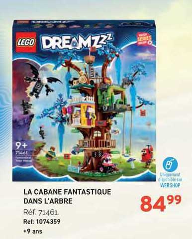 la cabane fantastique dans l'arbre lego dreamzzz
