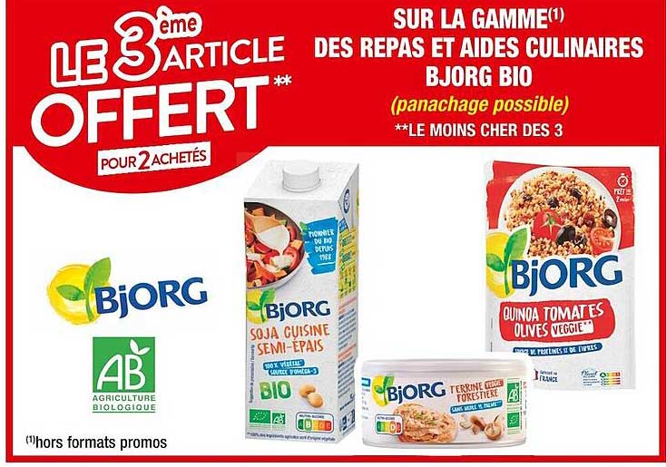 la gamme des repas et aides culinaires bjorg bio