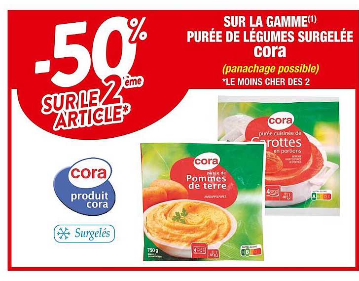 La Gamme Purée De Légumes Surgelée Cora