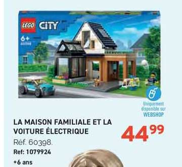 La Maison Familiale Et La Voiture électrique Lego City
