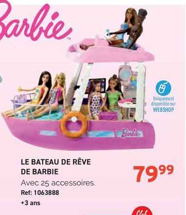 le bateau de reve de barbie