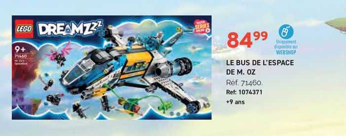 le bus de l'espace de m. oz lego dreamzzz