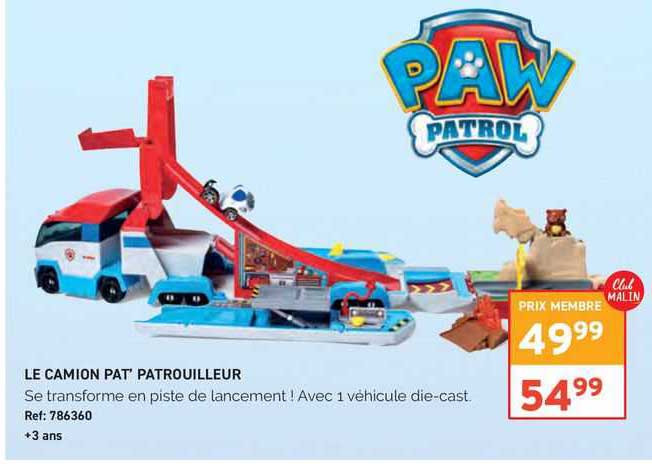 le camion pat' patrouilleur