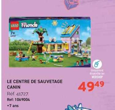 le centre de sauvetage canin lego friends