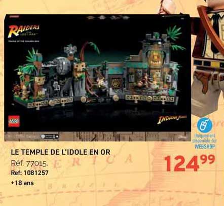 le temple de l'idole en or raiders