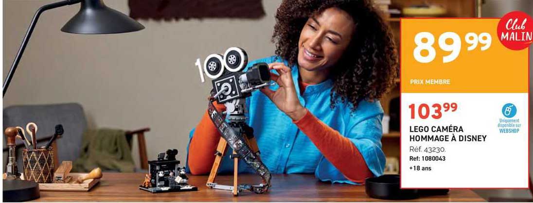 lego camera hommage a disney