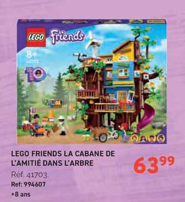lego friends la cabane de l'amitié dans l'arbre
