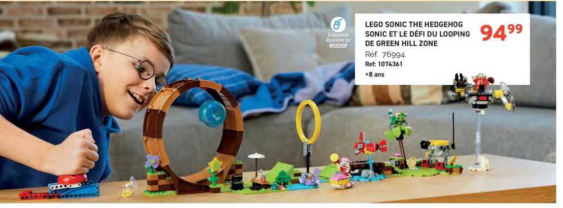 lego sonic the hedgehog sonic et le defi du looping de green hill zone