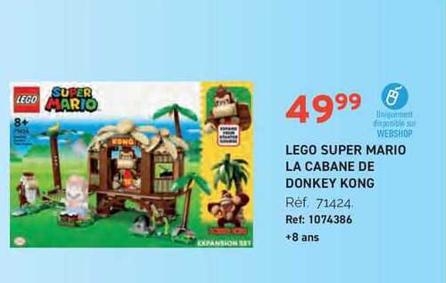 lego super mario la cabane de donkey kong