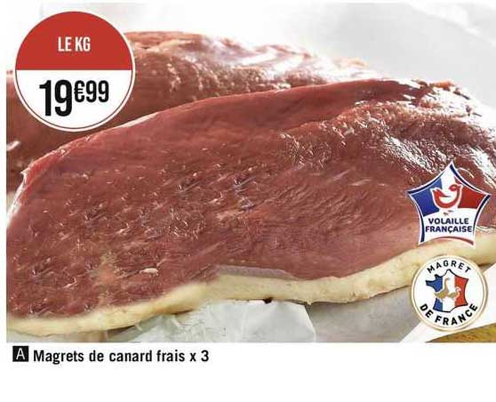 Magrets De Canard Frais X 3