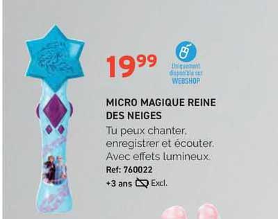micro magique reine des neiges