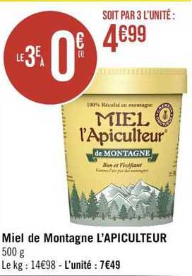 Miel De Montagne L'apiculteur