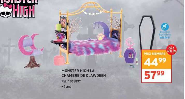 monster high la chambre de clawdeen