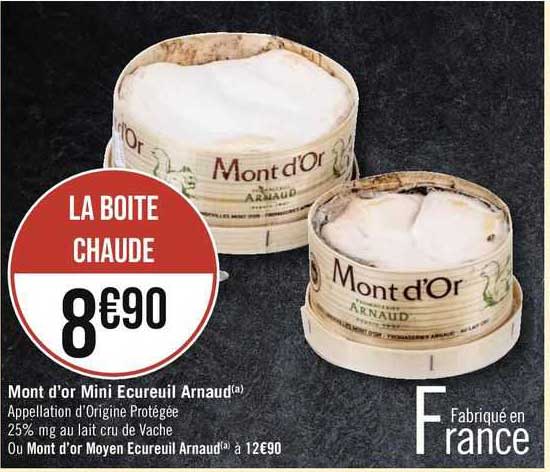 mont d'or mini écureuil arnaud ou mont d'or moyen écureuil arnaud