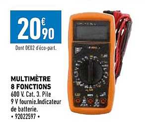 multimètre 8 fonctions