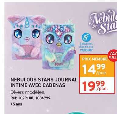 nebulous stars journal intime avec cadenas