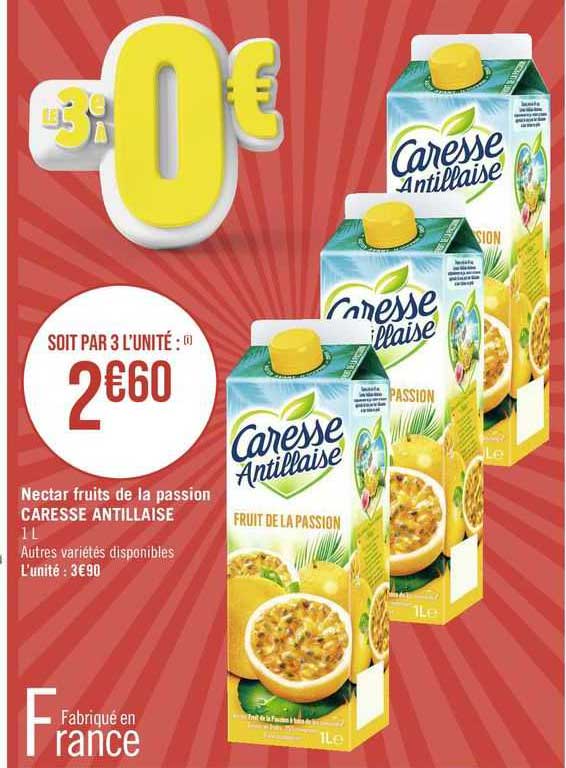 Nectar Fruits De La Passion Caresse Antillaise