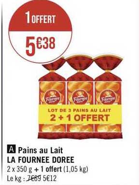 pains au lait la fournée dorée