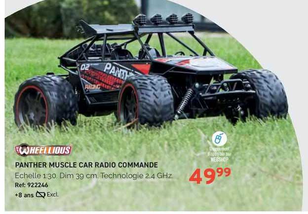panther muscle car radiocommandé wheellious