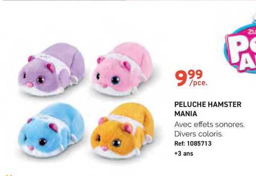 peluche hamster mania
