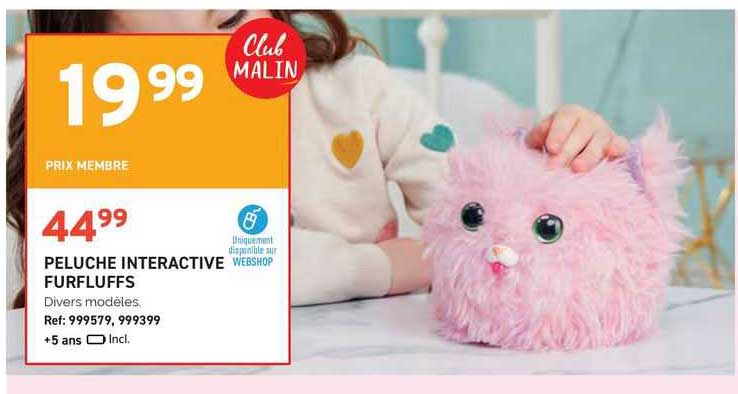 peluche interactive furfluffs
