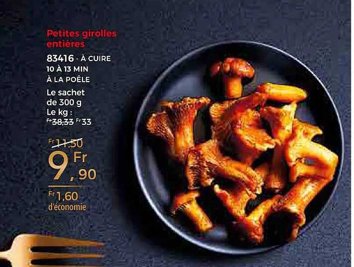 petites girolles entières