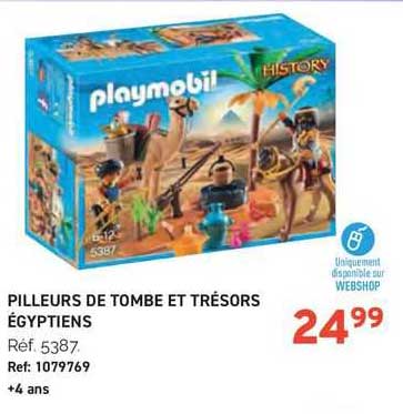pilleurs de tombe et trésors playmobil