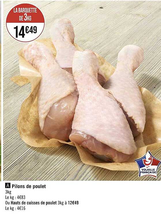 Pilons De Poulet Ou Hauts De Cuisses De Poulet