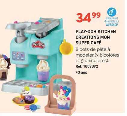 play-doh ktichen créations mon super café