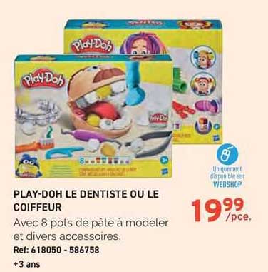 play-doh le dentiste ou le coiffeur