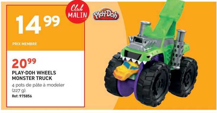 play-doh wheels monster truck