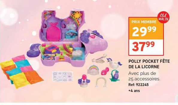 Polly Pocket Fete De La Licorne