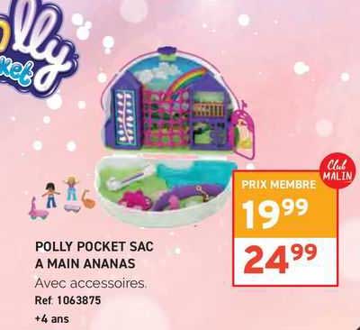 polly pocket sac a main ananas