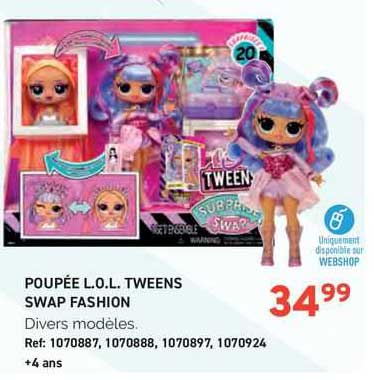 poupee .l.o.l. tweens swap fashion