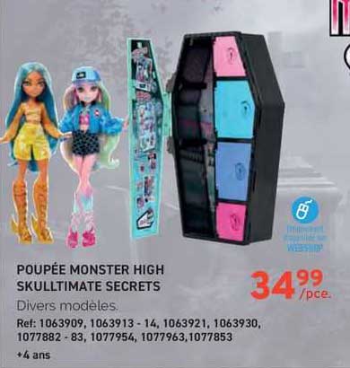 poupee monster high skultimate secrets