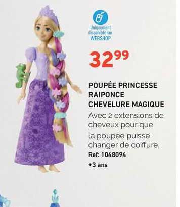 Poupee Princesse Raiponce Chevelure Magique