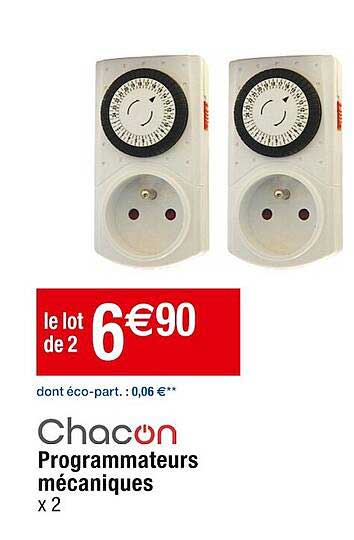 programmateurs mécaniques chacon