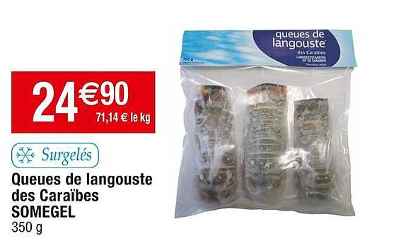 queues de langouste des caraïbes somegel