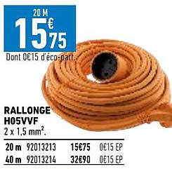 Rallonge H05vvf