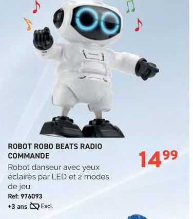 robot robo beats radiocommandé