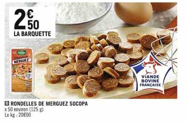 Rondelles De Merguez Socopa