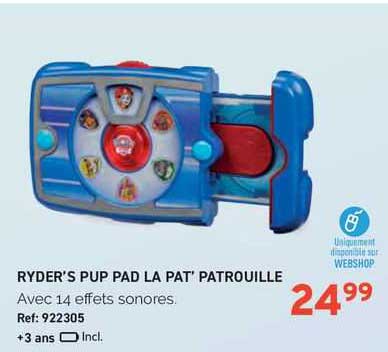 ryder's pup pad la pat' patrouille