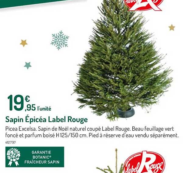 Sapin épicéa Label Rouge