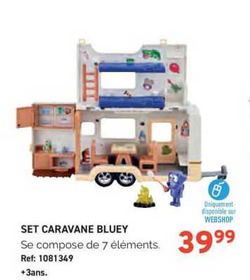set caravane bluey