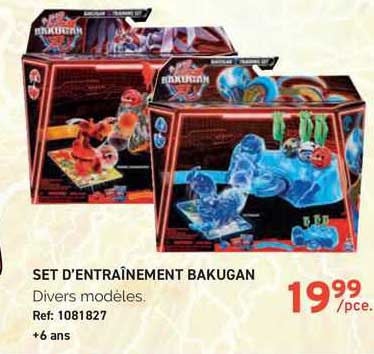set d'entrainement bakugan